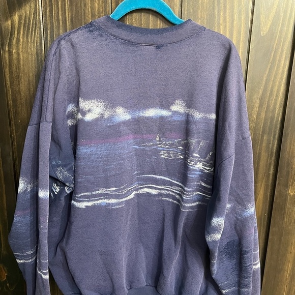 Vintage Crewneck-Hood Canal Graphic Sweatshirt - Picture 8 of 15